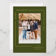 Minimalistisches, modernes Foto mit einfachen Gold