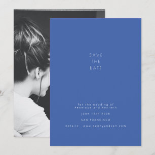 Minimalistisches modernes Foto Save The Date