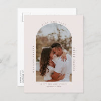 Minimalistisches modernes Foto Save the Date