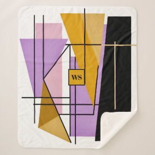 Minimalistisches modernes geometrisches Dreieck-Mo Sherpadecke