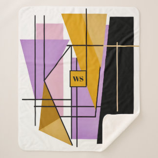 Minimalistisches modernes geometrisches Dreieck-Mo Sherpadecke