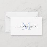 Minimalistisches, modernes Girly Monogram Script d
