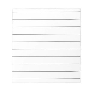 Minimalistisches modernes liniertes Papier profess Notizblock