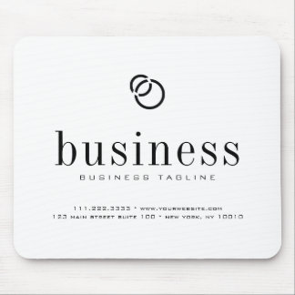 Minimalistisches, modernes Logo mit eleganten Firm Mousepad