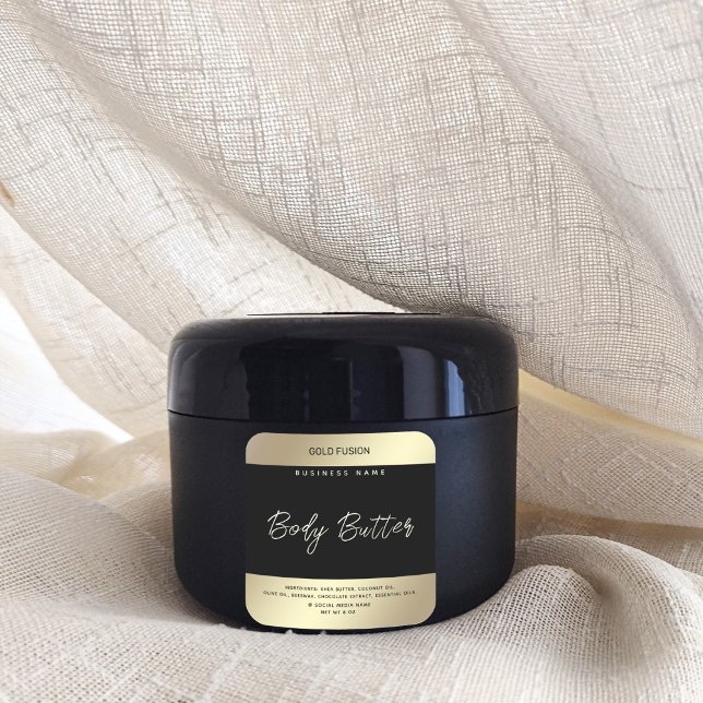 Minimalistisches, modernes Luxus-Drehbuch Quadratischer Aufkleber (Von Creator hochgeladen)