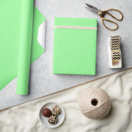 Minimalistisches Modernes Minzgrün Geschenkpapier