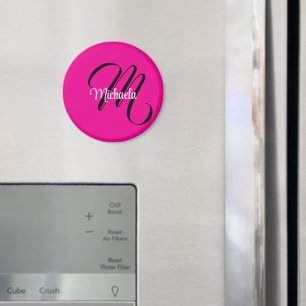 Minimalistisches modernes Monogramm Anfangsname Ho Magnet