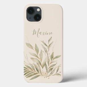 Minimalistisches modernes Monogramm-Elegant Case-Mate iPhone Hülle