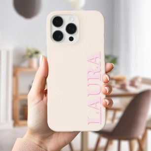 Minimalistisches modernes Monogramm iPhone 13 Hülle