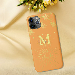 Minimalistisches, modernes Orangengold Case-Mate iPhone Hülle