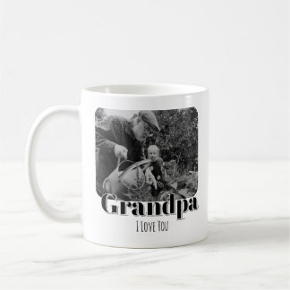 Minimalistisches modernes personalisierbares Großv Kaffeetasse