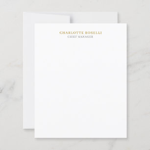 Minimalistisches modernes professionelles Goldfarb