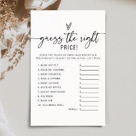 Minimalistisches Modernes schätzt das Price Baby D