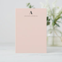 Minimalistisches modernes Schwarz und Rosa persona