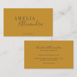 Minimalistisches, modernes Script Boho Custom Yell Visitenkarte