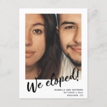 Minimalistisches, modernes Skript Wir haben ein be