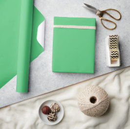 Minimalistisches Modernes Smaragdgrün Geschenkpapier