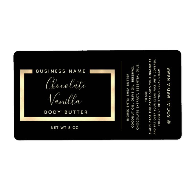 Minimalistisches, modernes Typografie-Goldrahmenla (Vorne)