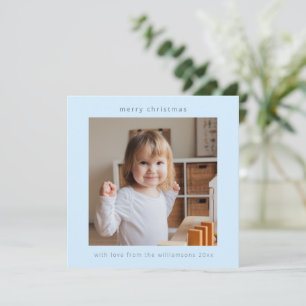 Minimalistisches modernes Weihnachten Zwei-Foto-Qu