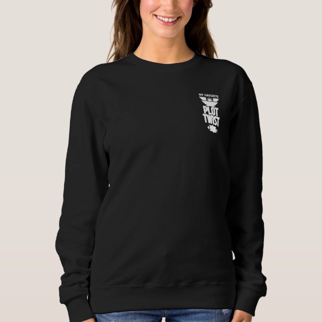 Minimalistisches monochromes Design Mein Lieblings Sweatshirt (Vorderseite)