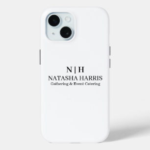 Minimalistisches Monogramm Benutzerdefiniertes Ges Case-Mate iPhone Hülle