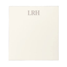 Minimalistisches Monogramm Brautjungfer Notizbuch