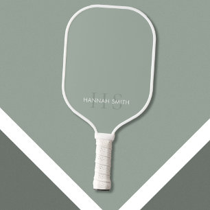 Minimalistisches Monogramm für die neueste Version Pickleball Schläger