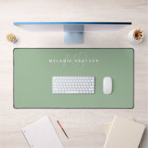 Minimalistisches Monogramm für Sage Green