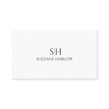 Minimalistisches Monogramm Modern