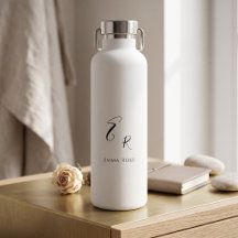 Minimalistisches Monogramm Name Elegante Schriftar