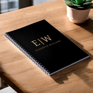 Minimalistisches Monogramm Notizblock