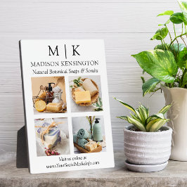 Minimalistisches Monogramm oder Logo hinzufügen 4  Fotoplatte