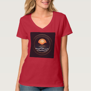 Minimalistisches Montabeach-Logo - Ocean Wave Desi T-Shirt