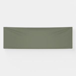 Minimalistisches Moosgrün individuelles Banner