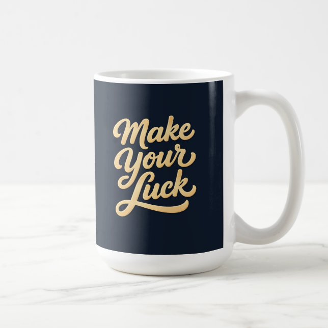 Minimalistisches Motivationszitat- Kaffeetasse (Rechts)