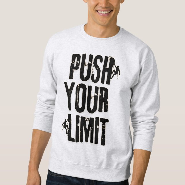 Minimalistisches Motivationszitat  Sweatshirt (Vorderseite)