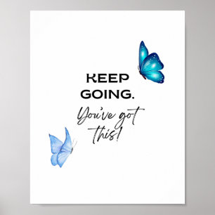 Minimalistisches Motivierend Zitat, das Sie Got ha Poster