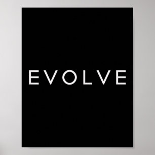 Minimalistisches Motivierend Zitat: Inspiration Poster