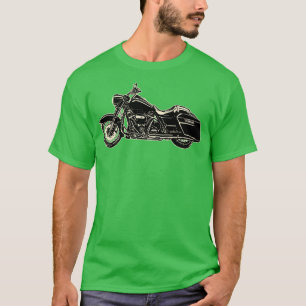 Minimalistisches Motorrad T-Shirt