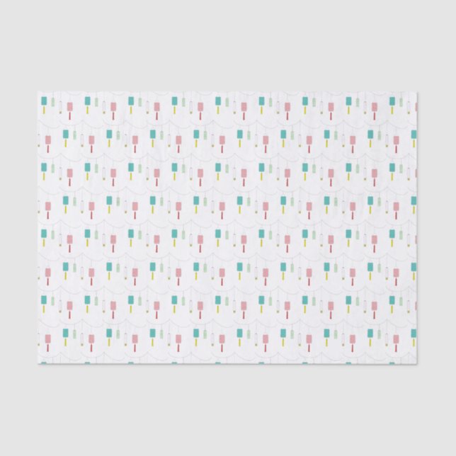 Minimalistisches Muster der modernen chinesischen  Seidenpapier (Vorderseite)