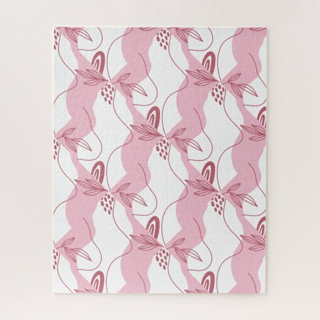 Minimalistisches Muster Jigsaw Puzzle (Vertikal)