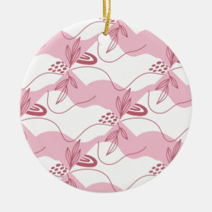 Minimalistisches Muster Keramik Ornament