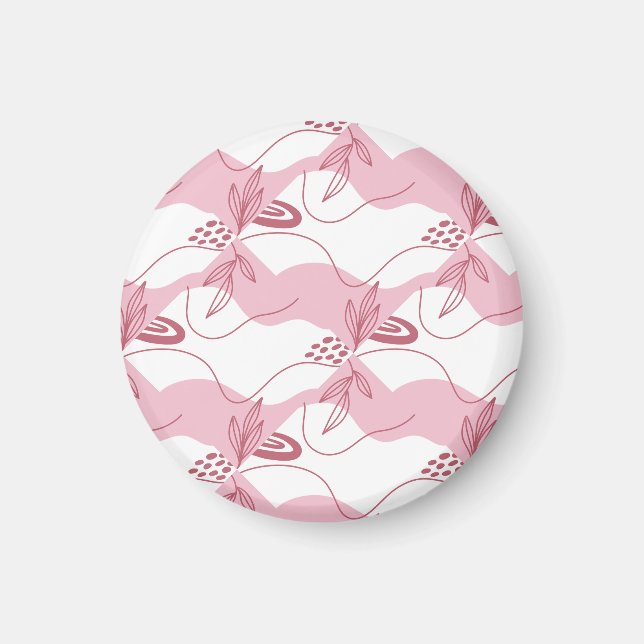 Minimalistisches Muster Magnet (Vorne)