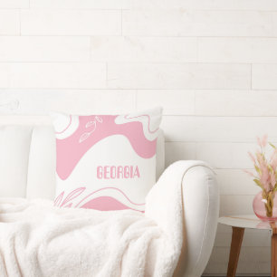 Minimalistisches Muster personalisiertes Wurfkisse Kissen