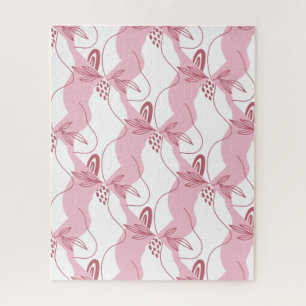 Minimalistisches Muster-Puzzleteil Puzzle