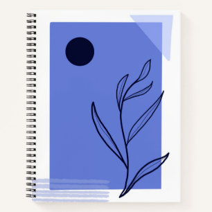 Minimalistisches Naturnotebook Notizbuch