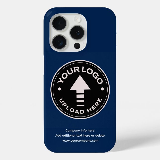 Minimalistisches Navy-Logo Case-Mate iPhone Hülle (Rückseite)