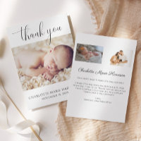 Minimalistisches neues Baby Vielen Dank für die Ge