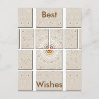 Minimalistisches neutrales geometrisches Beige Ton