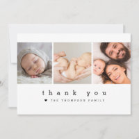 Minimalistisches neutrales Herz 3 Fotos Baby Showe